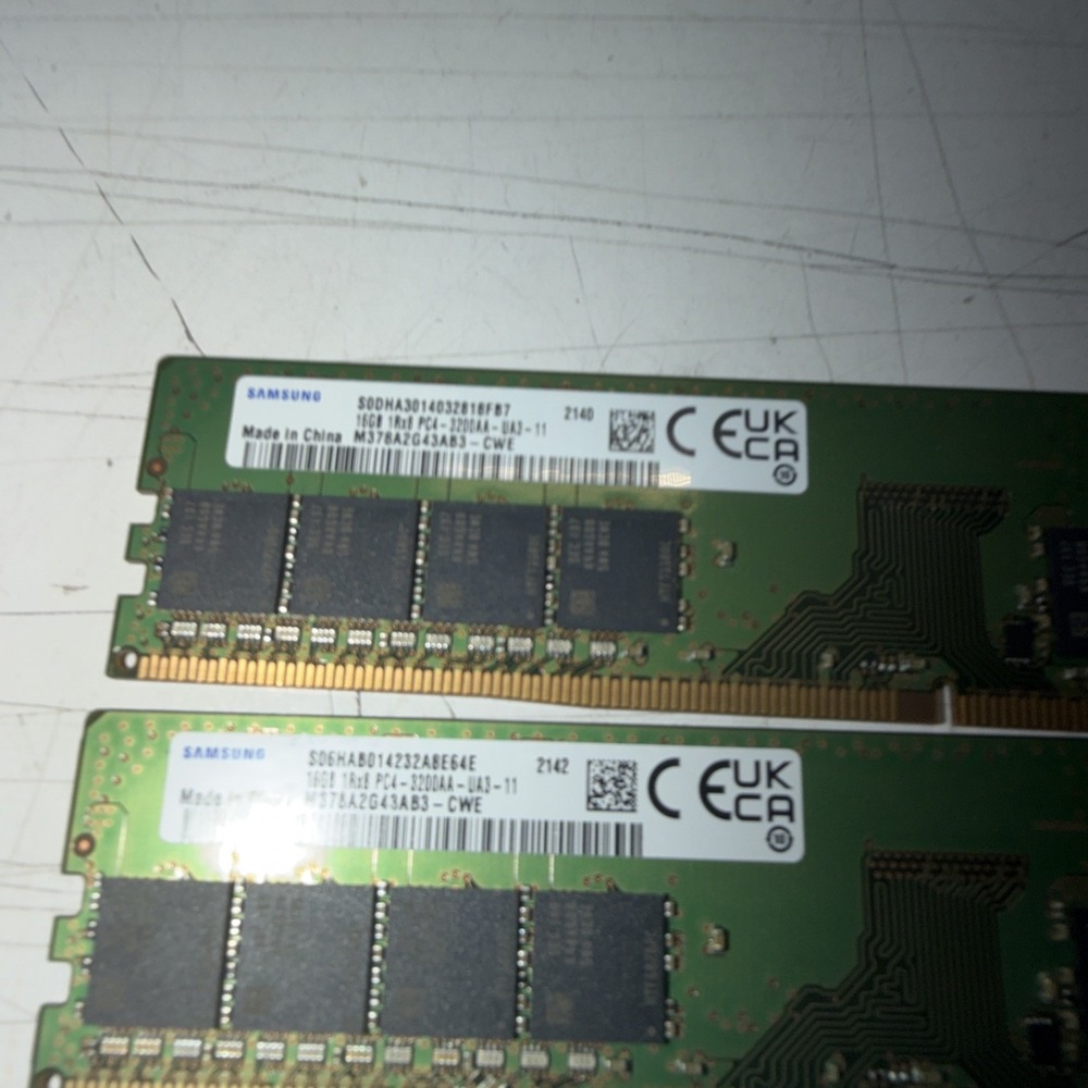 Lot Of 2… 16gb PC4 RAM For Desktop